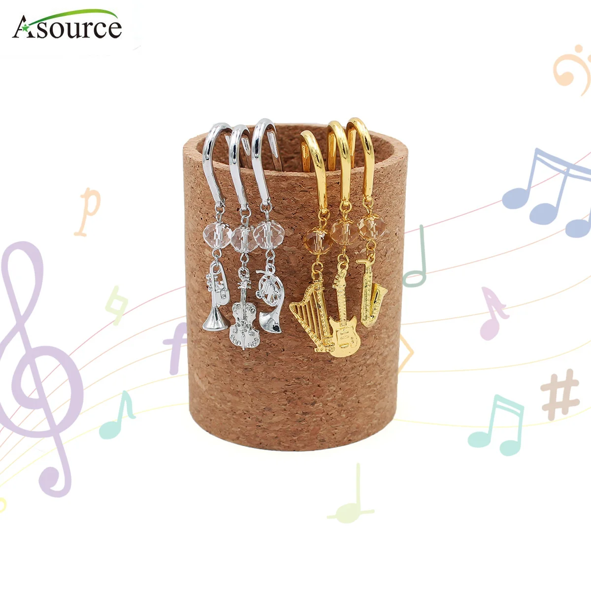 High Quality Gold Bookmark Music Bookmark For Museum Store