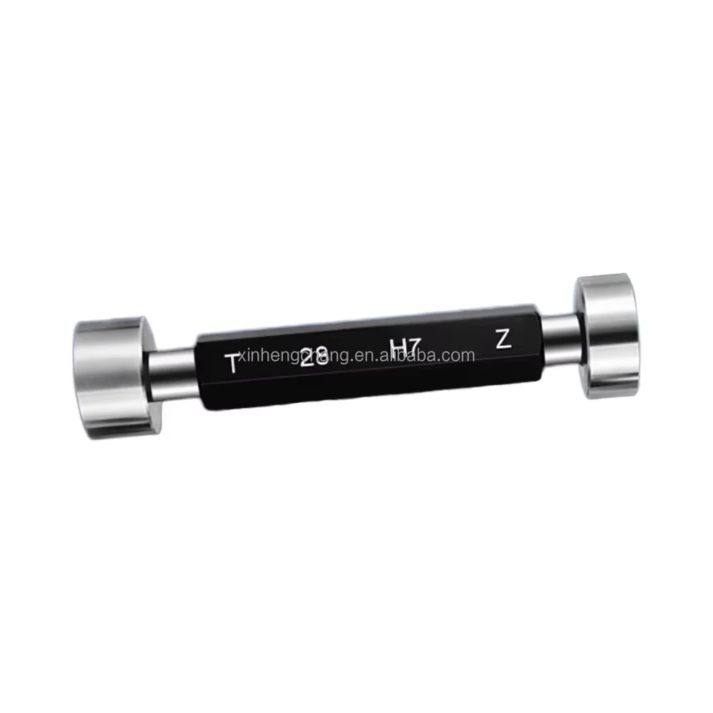 Measuring Surface Hardness High Wear Resistance Long Life Smooth Plug Gauge Through Gauge Tester Double Head