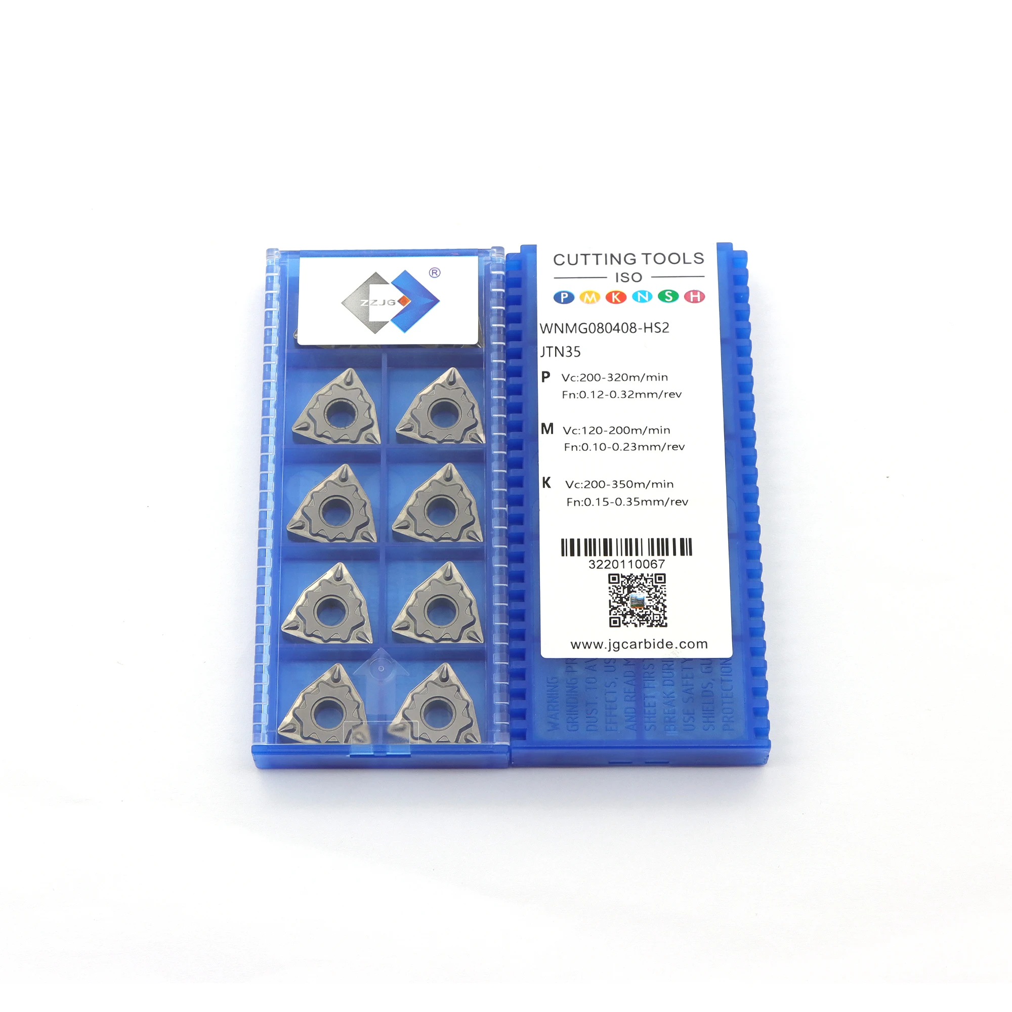 WNMG080404 WNMG080408-HS2 Tungsten carbide cermet inserts Turning inserts ZZJG Brand cutting tools