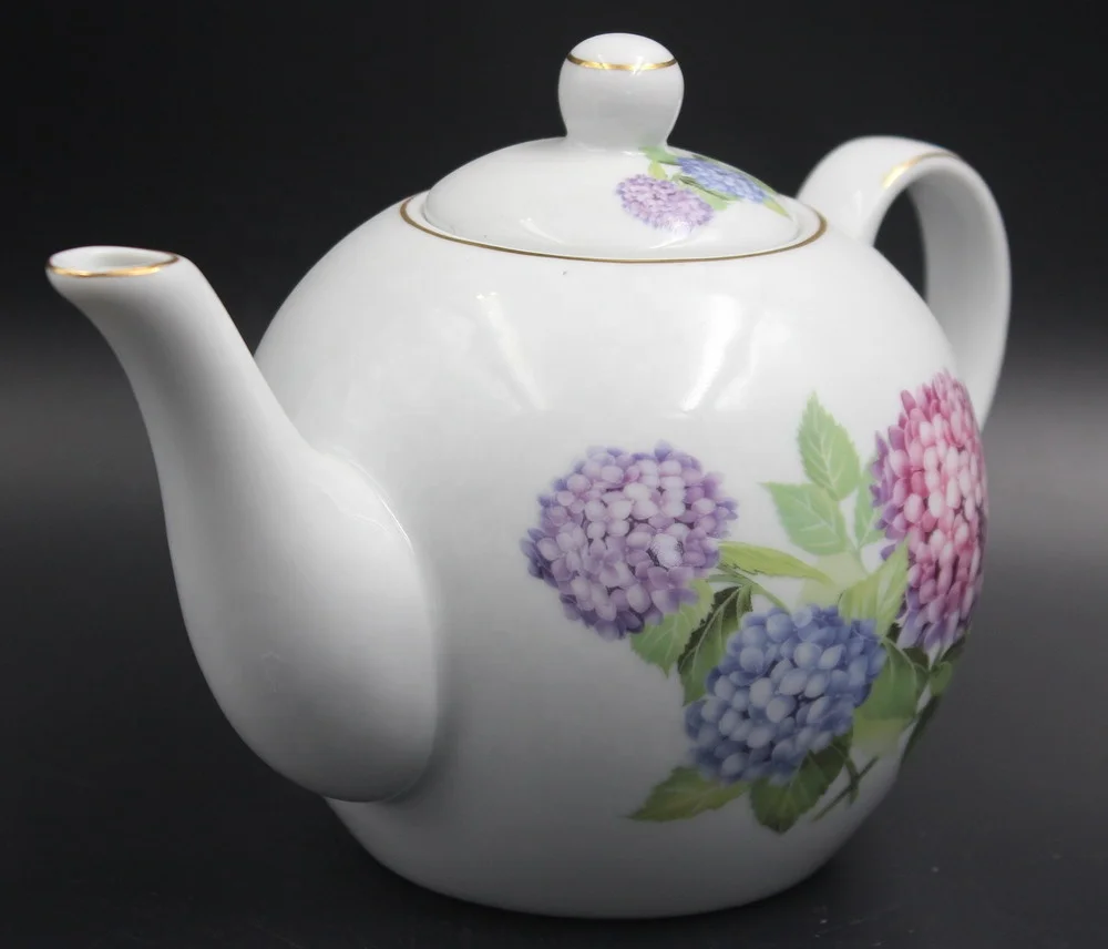 
600cc 700cc 800cc 1000cc 1200cc 1500cc round shape ball porcelain tea coffee pot 