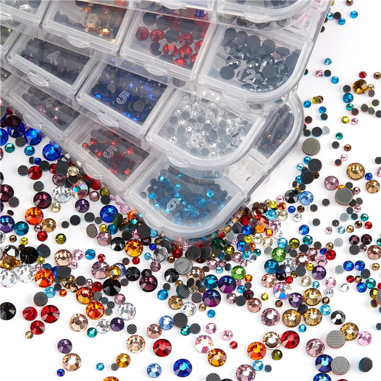 Factory big package rhinestone in bulk hotfix stone for diy hotfix rhinestones bulk