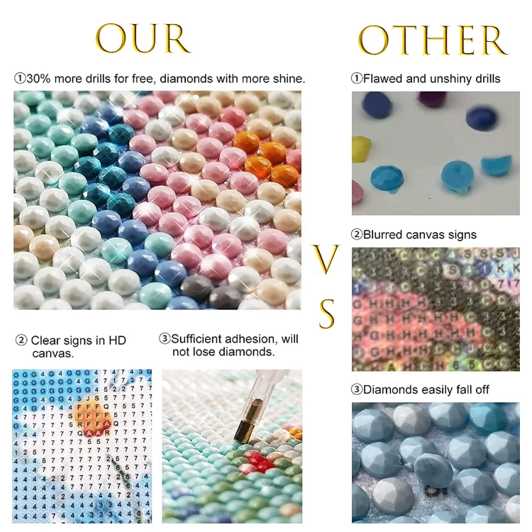 40x50cm high definition  abstract modern art diamonds painting diamond paintings for kids