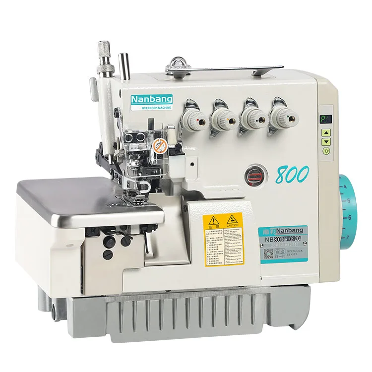 Direct Drive Two Needles Five Thread Overlock Sewing Machine