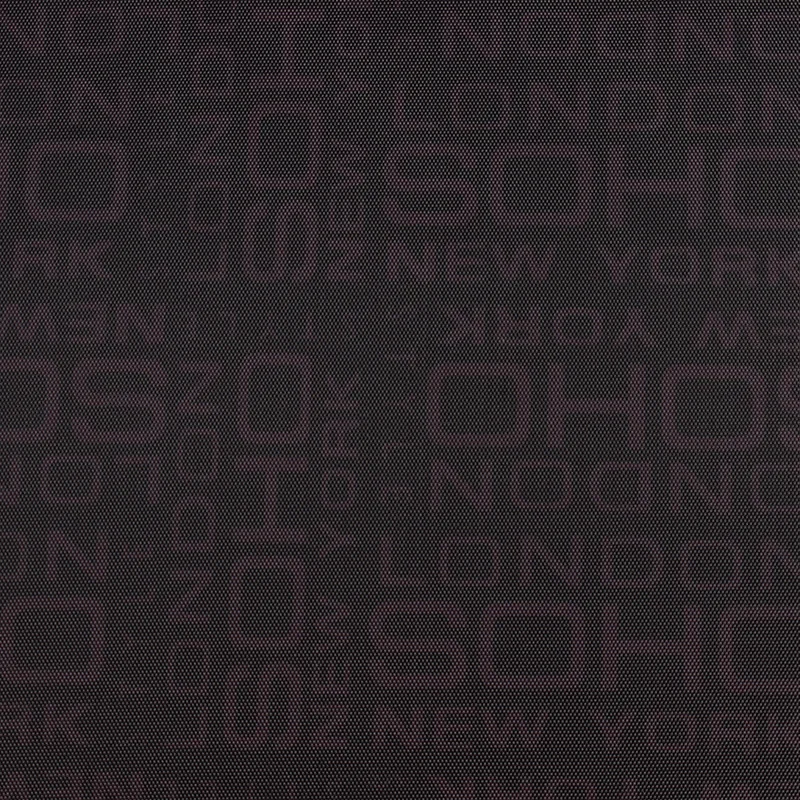 150D polyester  Black letters and city name print oxford fabric for lining