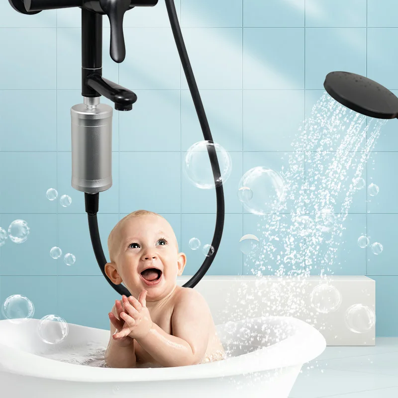 beauty shower filter Advanced Aluminum Alloy Hard Water Shower Filter With Remove Chlorine  mineral filter pressure shower