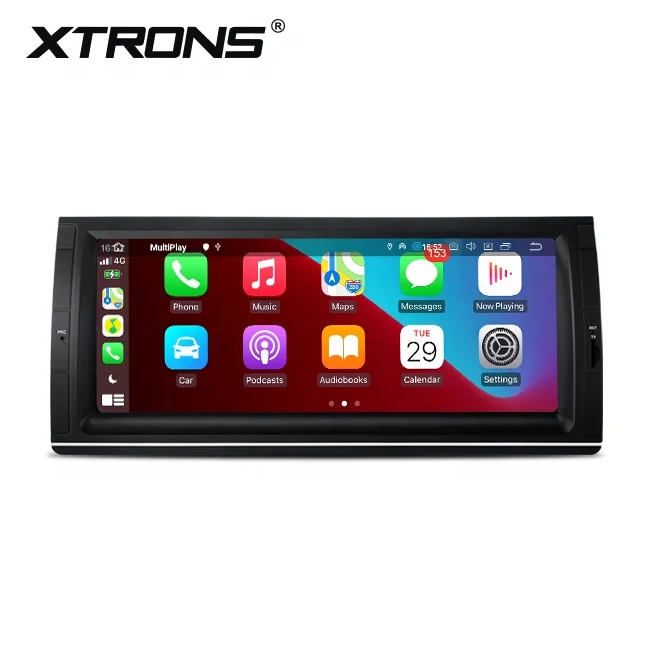 XTRONS 10.25 inch 64GB ROM 10.0 android car radio 1 din for BMW X5 E53 support 4K video play