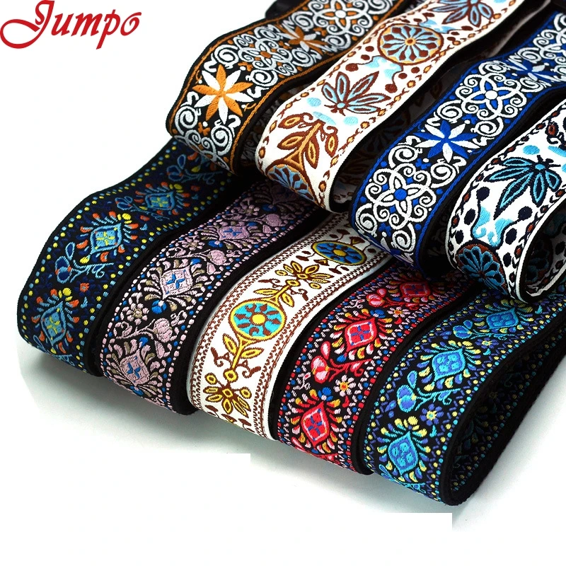 Embroidery cotton electric guitar straps bag straps for crossbody