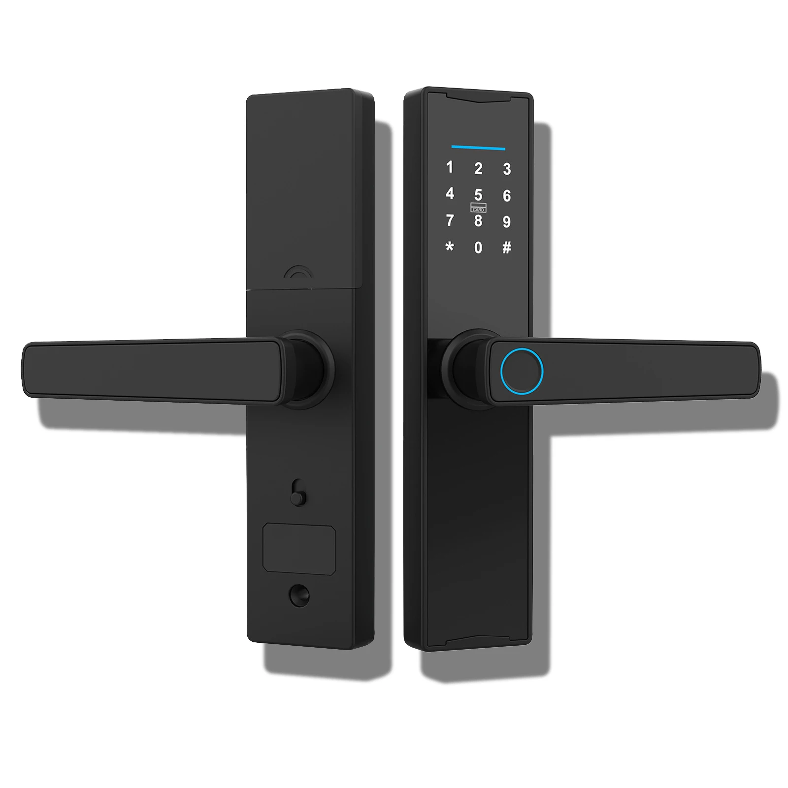 Door Window Lock Fingerprint Handleset Furniture Electronic  Security TTlock TUYA WIFI Bluetooth Smart Secure Door Lock