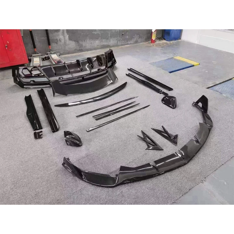Runde Carbon Fiber For Lamborghini URUS Upgrade MSY Style Body Kit Front Lip Rear Diffuser Side Skirt Wheel Eyebrow Spoiler