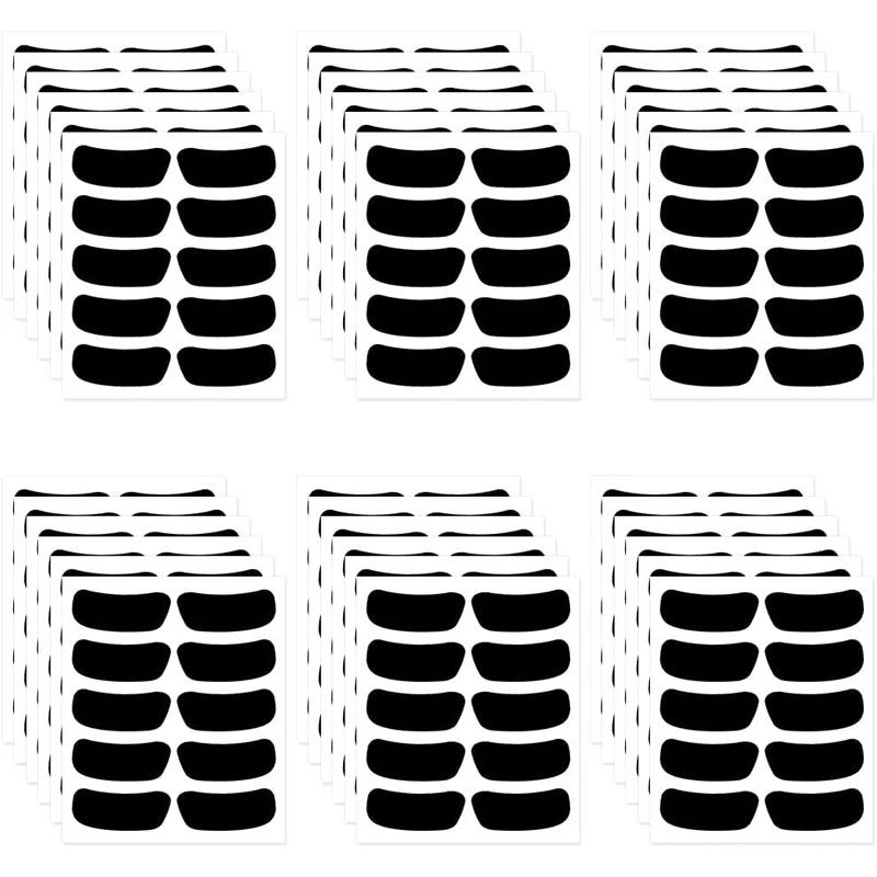 Custom Eyes Black Waterproof Stickers for Basketball Football Baseball Hockey Fans