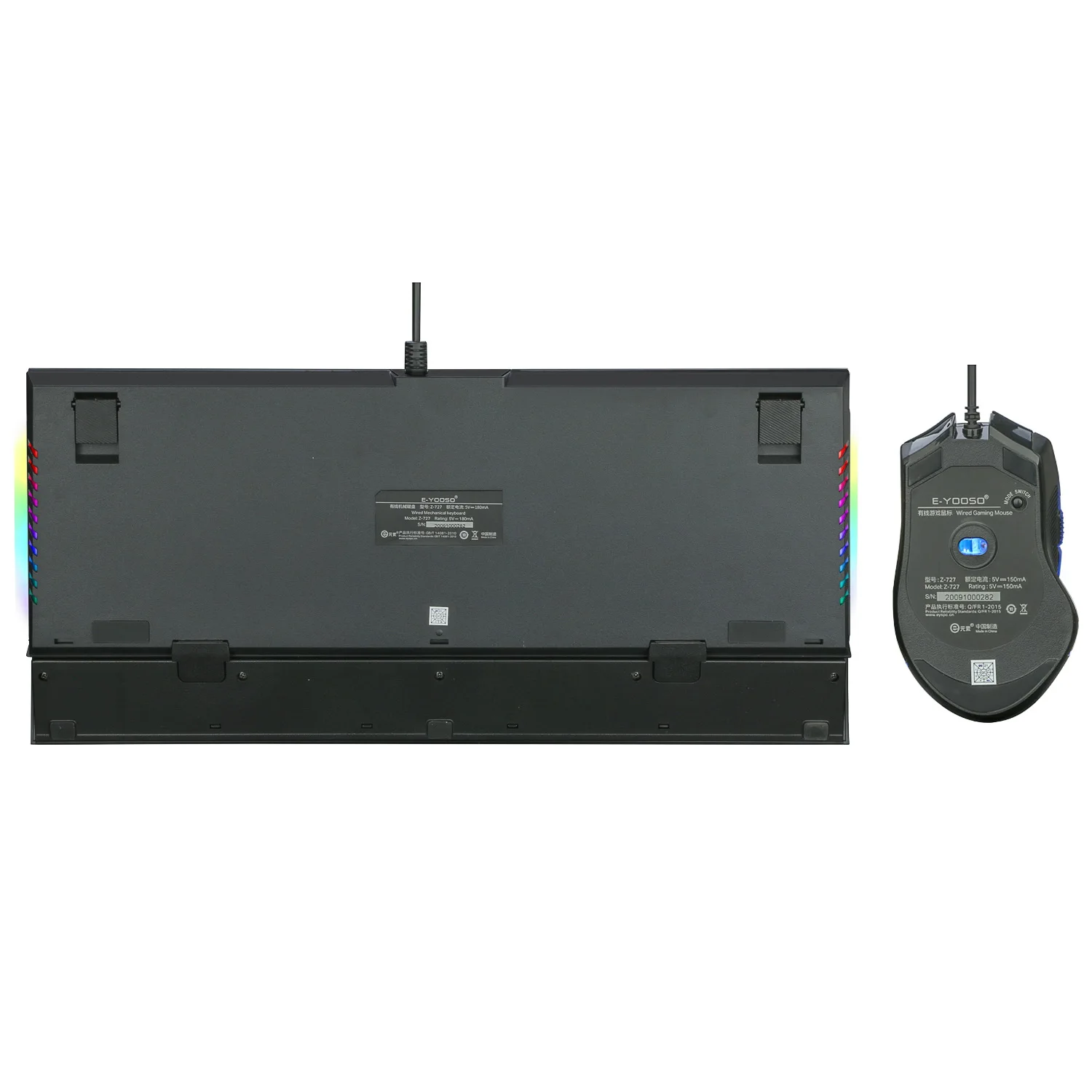 Attractive Price New Type Gaming keyboard mouse combo with RGB back lighting 104 Keys keyboard and mouse for gaming