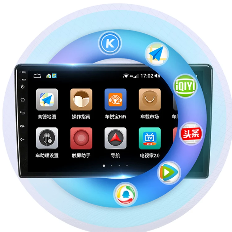 car radio android 9inch 2din Android 11 System car dvd player with blue tooth