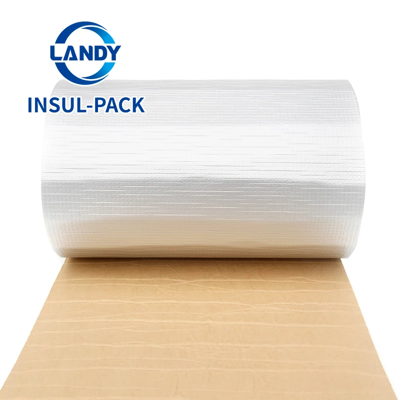 Silver Foil Vapour Barrier Faced Sound Xpe Foam Self Adhesive Insulation