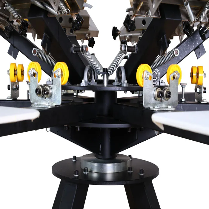 multicolor automatic efficient rotary high precision flat screen printing machine manual 6 color screen printer serigrafia