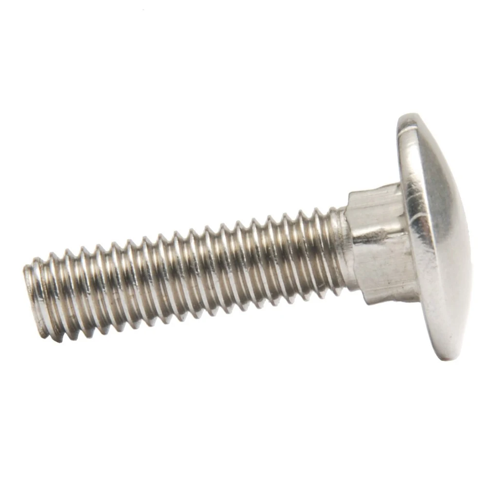 Factory Price Hot seller SS DIN603 carriage Bolt Stainless Steel Screw  mushroom Head Square Neck Bolt