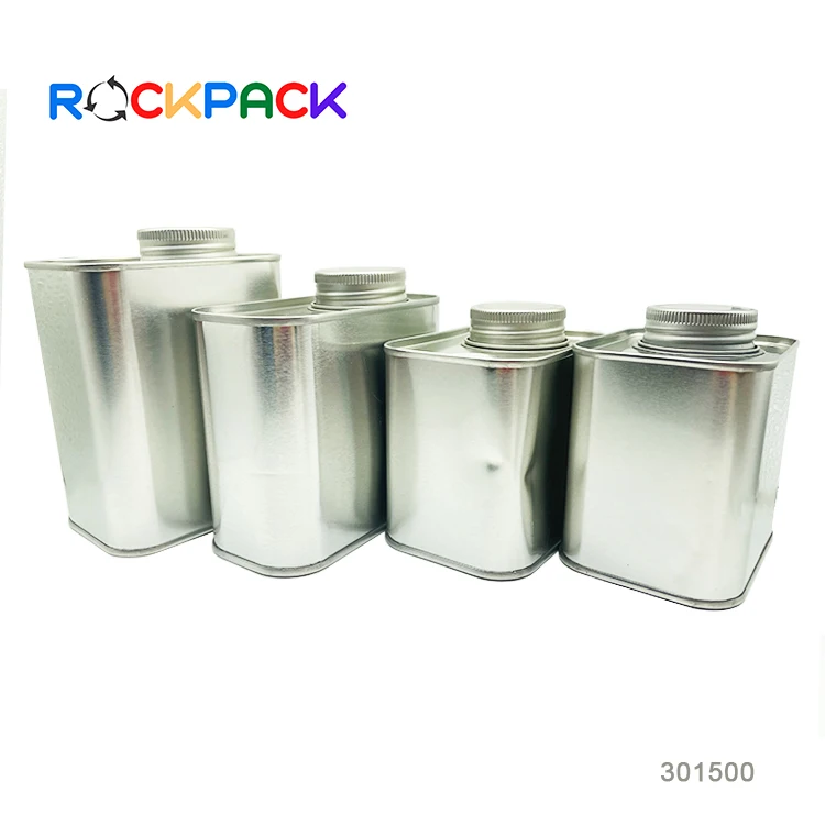 150g 200g 220g Rectangle metal oil food storage iron tank box