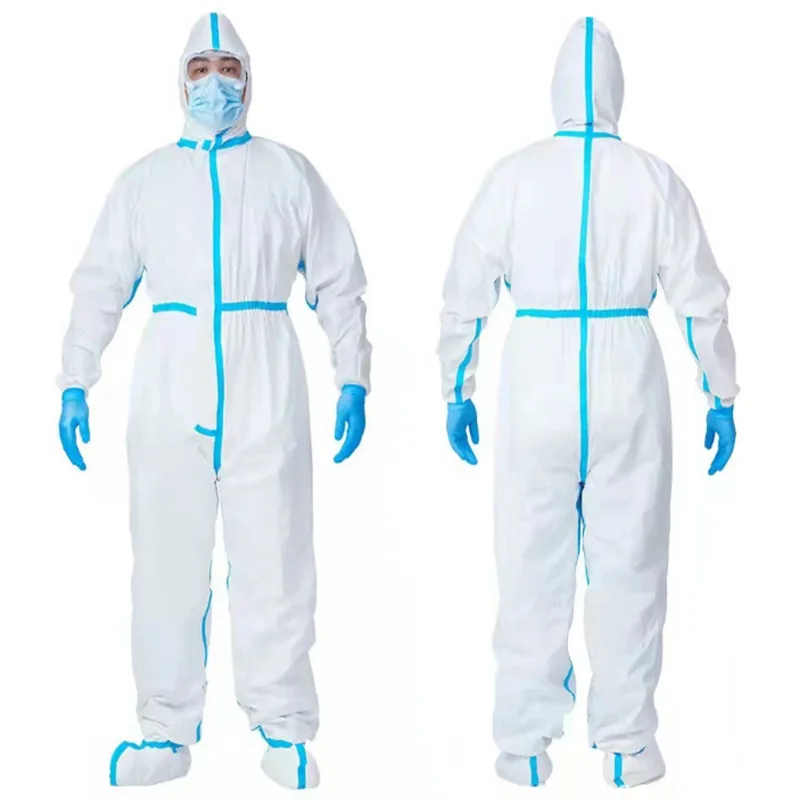 Disposable Cuff Waist Non-woven SF Protective Coveralls Farming Chemical Penetration Resistant Paint Disposable Workwear