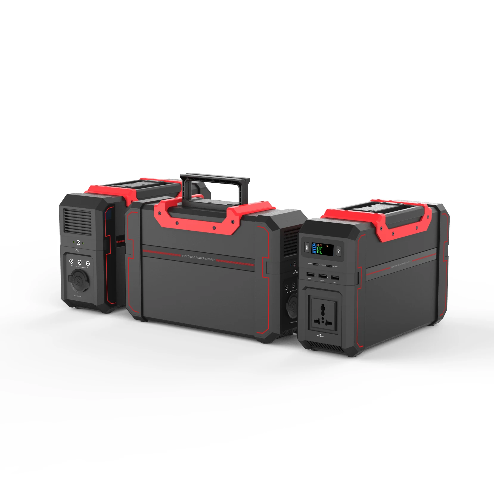 Портативный источник питания 1000W портативный солнечный генератор 444Wh солнечной энергии станция 450 Вт Power Банк переменного