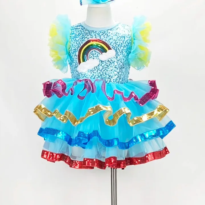 girl little squirrel dress Christmas dance child ballet dance costume animal role playing Halloween stage performance dance wear