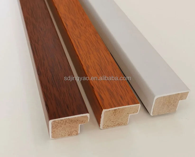 Gypsum wood line calligraphy and painting oil painting mounting frame bar mirror frame decoration solid wood line