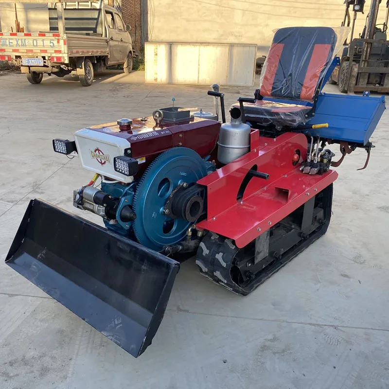 35hp high quality walking tractor plough price tiller machine agricultural mini rotavator micro diesel tiller for sale
