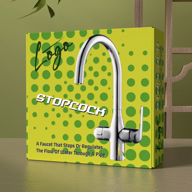 Custom Logo Industrial Furnaces Packaging Box Chrome Plating Faucet Corrugated Paper Box Hardware Fittings Paper Box