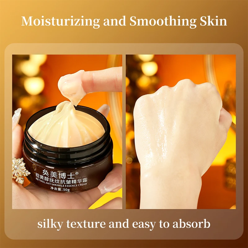 Dr. Huan Mei RTS Retinol Wrinkle Remover Cream Skin Care Firming Nourishing Face Moisturizer Face Cream