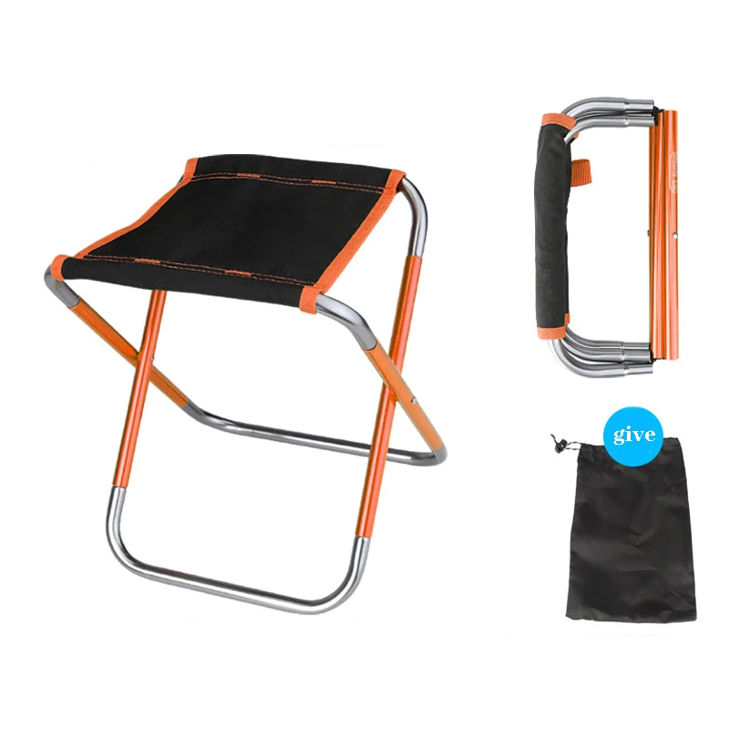 Outdoor foldable easy carrying fishing camping picnic chair portable beach folding chair