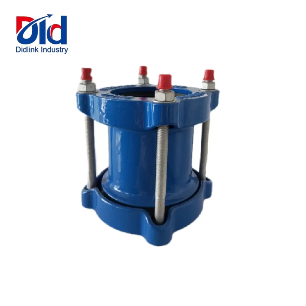 factory price for PN10/16 ductile cast iron Flexible joint universal wide range coupling flange adaptor DN50-DN1200