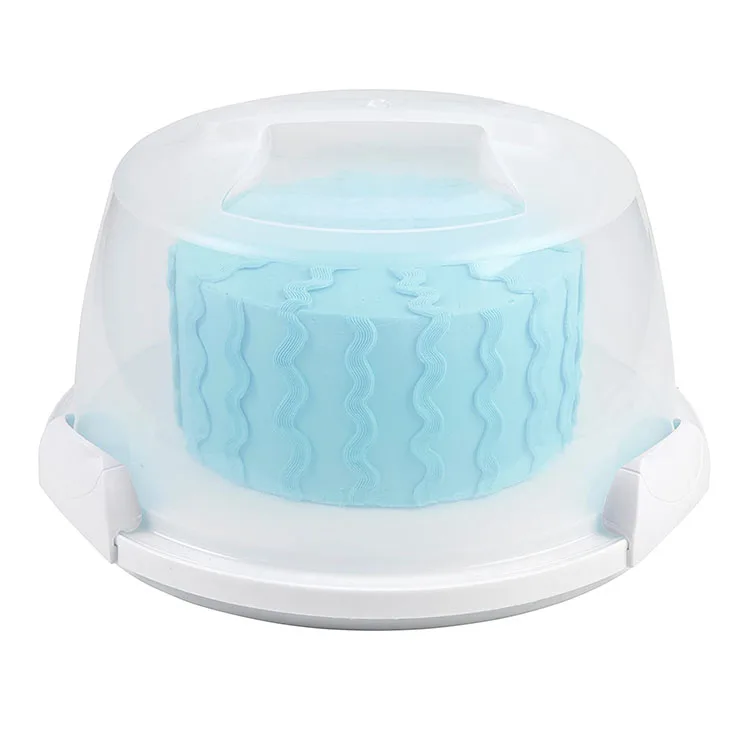 Bakeware food grade plastic cake storage carrier box  Cake Carrier and Server with Locking Lid