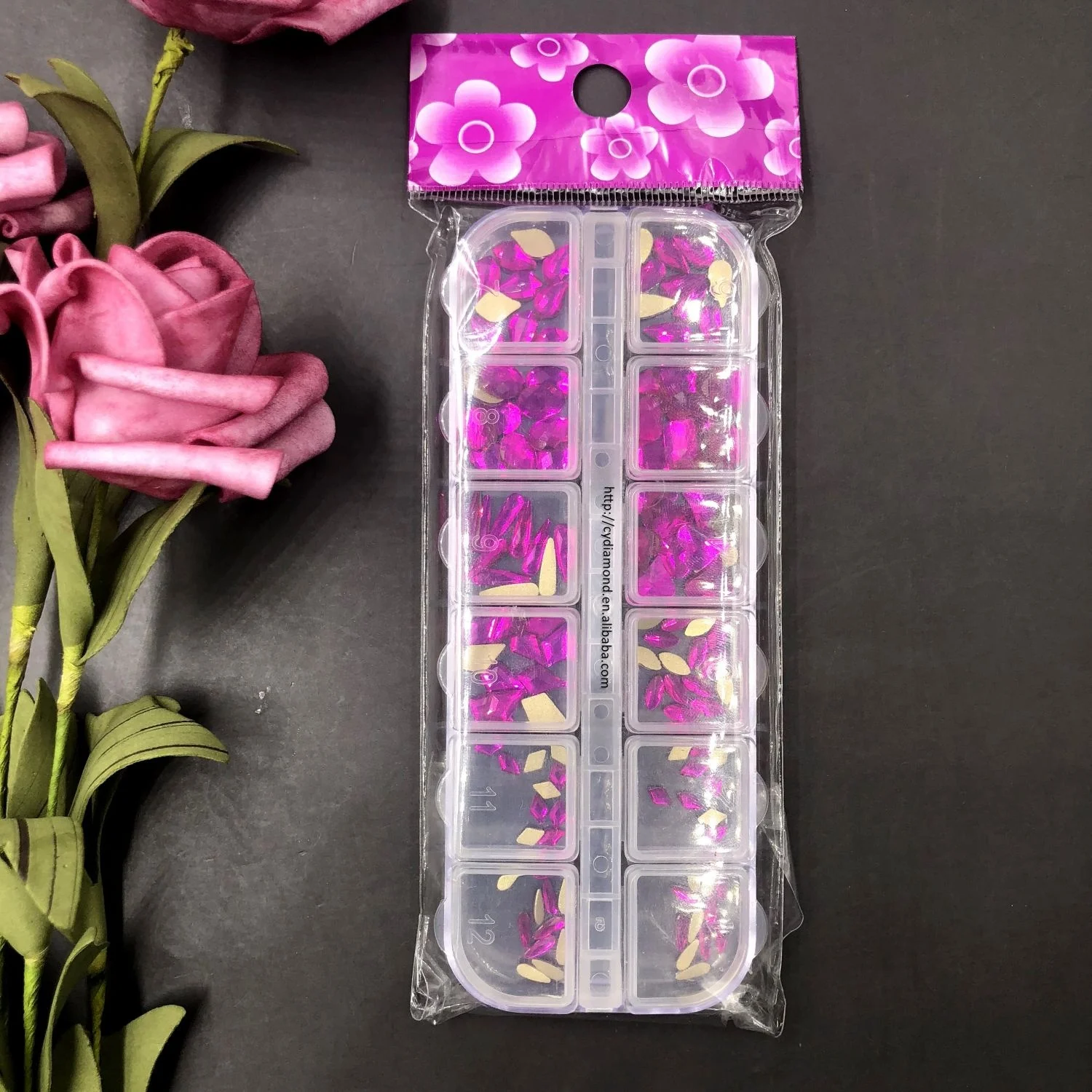 High Quality Rhinestone Appliques Bodice Crystal Ab Glass Flatback K9 Nail Craft Rhinestones Bling Non Hotfix Rhinestone 2set