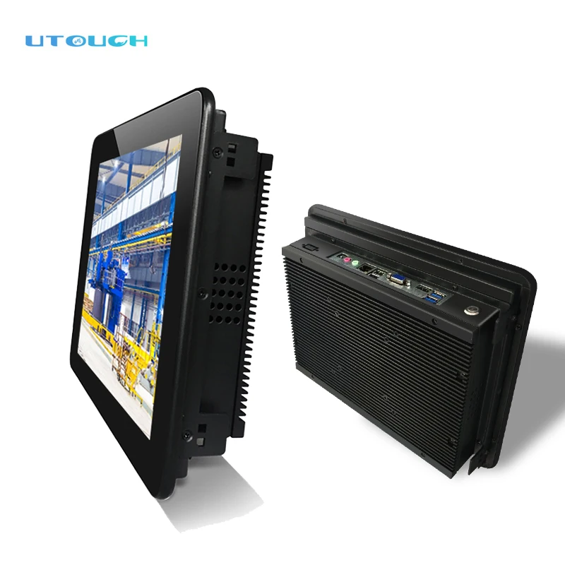 10/12/15/17/19 дюймов 10 точек Водонепроницаемый IP65 емкостный все в одном промышленный сенсорный экран панель ПК Планшет для линии автоматизации