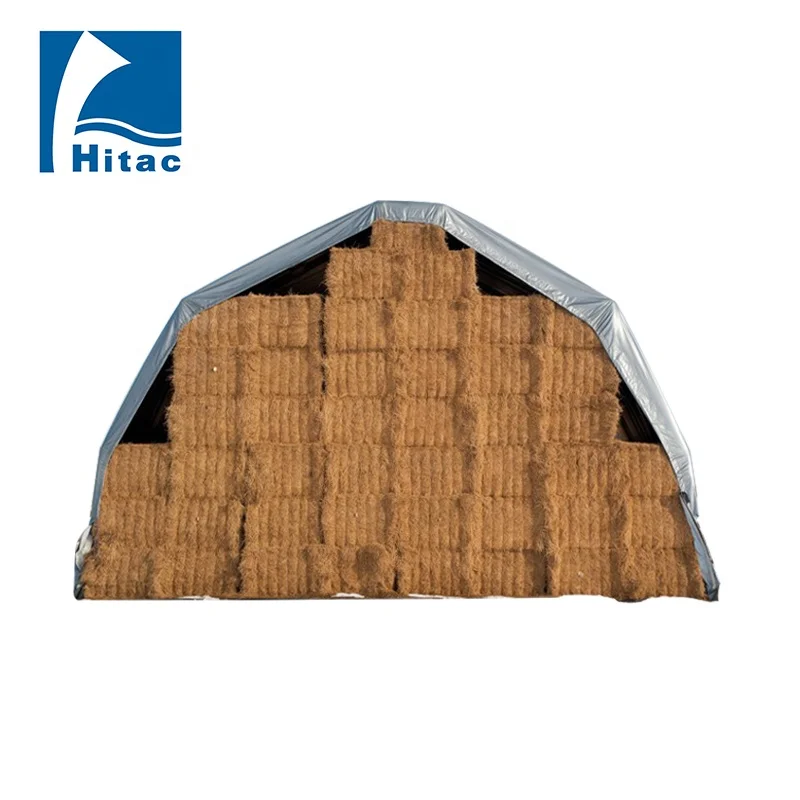 Good quality and best price windproof waterproof round bale straw hay tarps cover