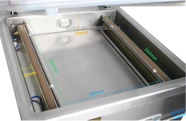 2021 New Design Automatic Vacuum Chamber Nitrogen Gas Flushing Food Vegetable Meat Vacuum Packing Machine
