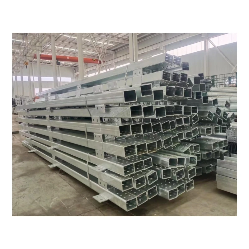 Factory Price Machining Galvanized Steel Post Structural Beam Fabrication Services
