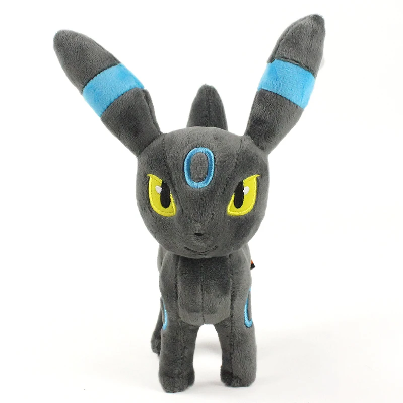 23cm Anime Eevee Shiny Umbreon Plush Toys Soft Stuffed Peluche Doll Birthday Gifts