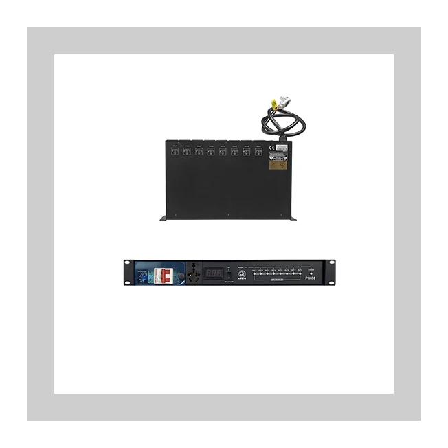 Professional Audio Equipment Power Manager 8 Channel Power Sequencer Separate Switch Power Sequence Controller