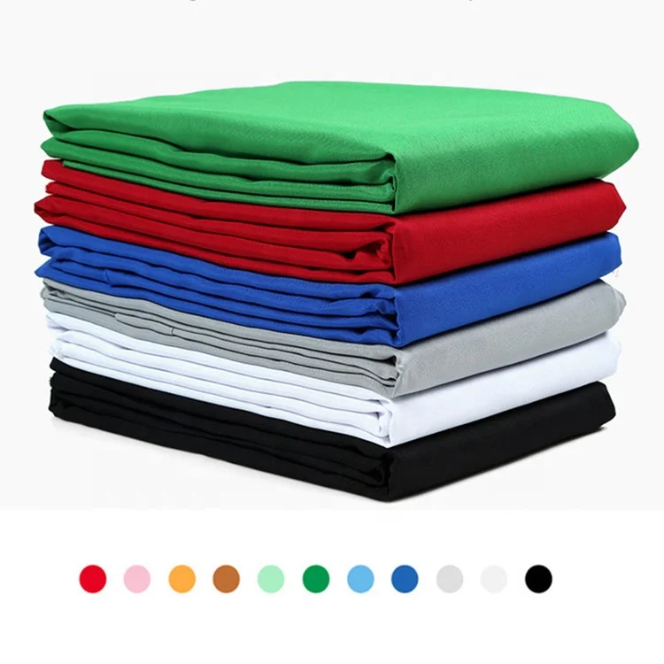 Studio 3*1M Green Screen Chromakey Backdrop Photo Video Studio Fabric Background for Movie, Photography Studio Streaming