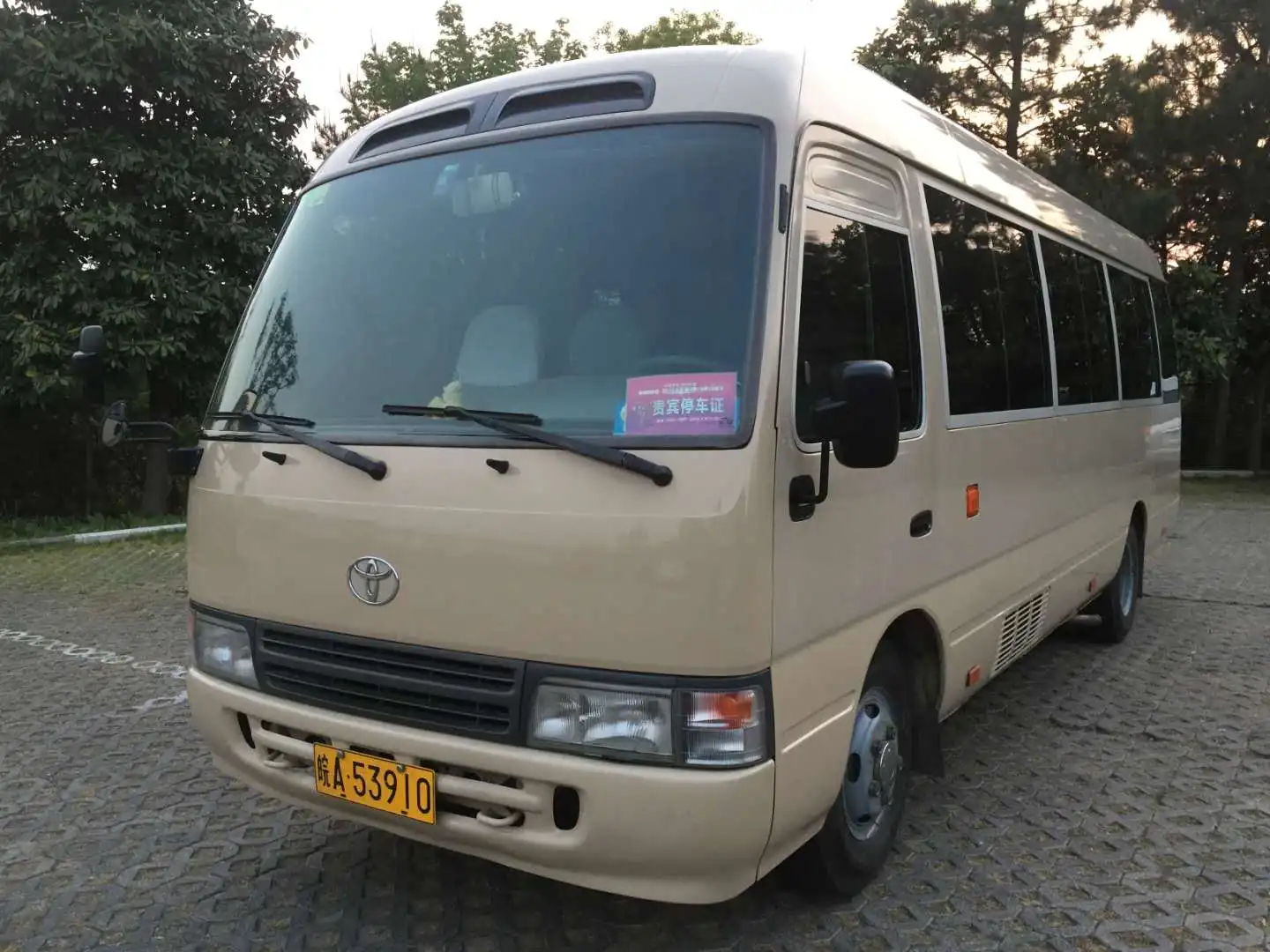 Gasoline Passenger Mini Bus Mini Bus Toyota  Coaster Bus Mini Van 30 Seaters for Sale