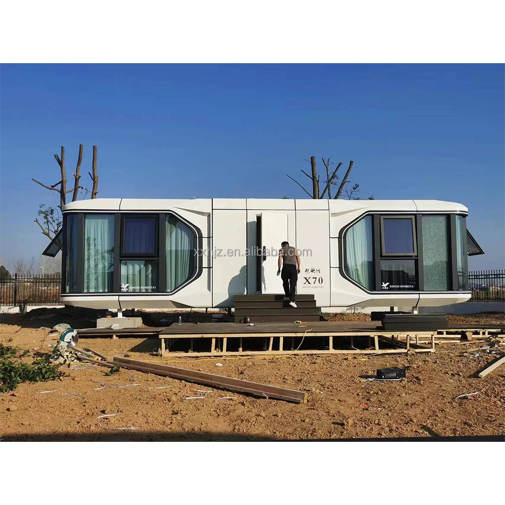 Outdoor heat preservation and insulation prefab container modular prefabricated mobile house modern luxury mobile space capsule