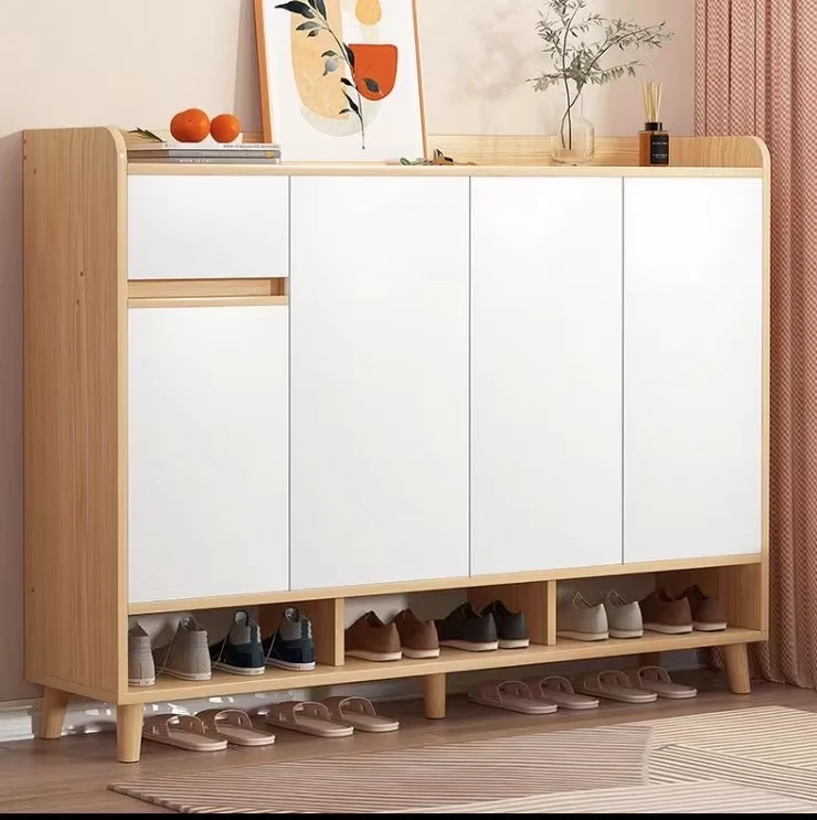 Space Saving Home Simple Shoe Rack Multi-layer Door Storage Shoe Cabinet