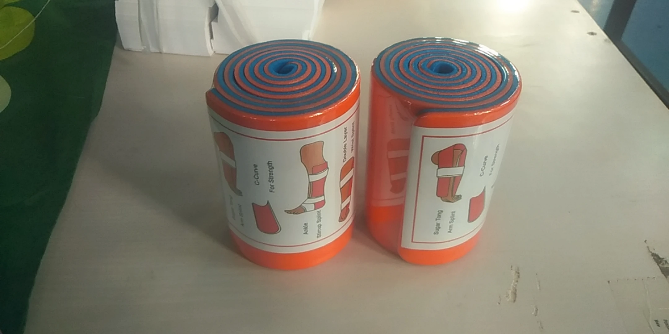 First Aid Medical Aluminum Roll Sam Splint Waterproof Rolled Splint Sprain Leg Arm Fracture Splint