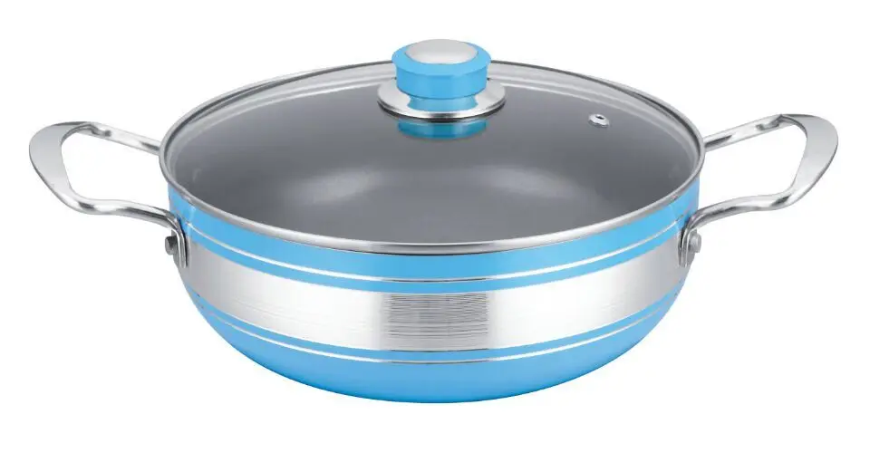 Кастрюля премиум-класса антипригарная кухонная посуда запасные кастрюли алюминиевые кухонные наборы