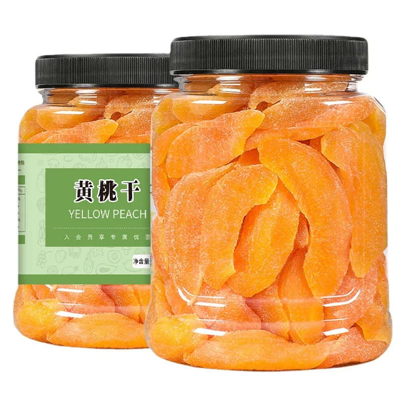 Fenglan 500g Wholesale snacks dried fruits loose candied fruits fruits canned yellow peach dried peach