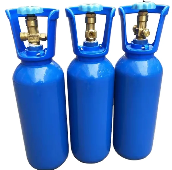 Portable 10-liter medical oxygen cylinder high pressure