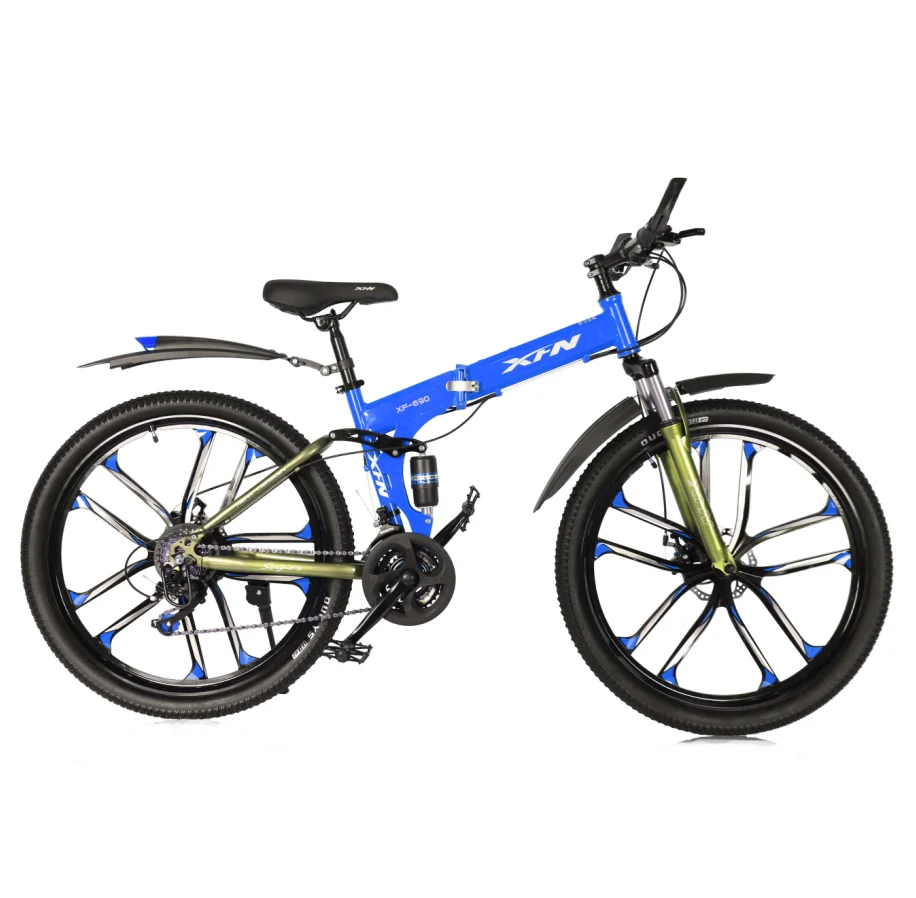 High Quality 21 Speed MTB Aluminum Bike with Disc Brake Mountain Bikes Steel Fork Bead Pedal bicycle