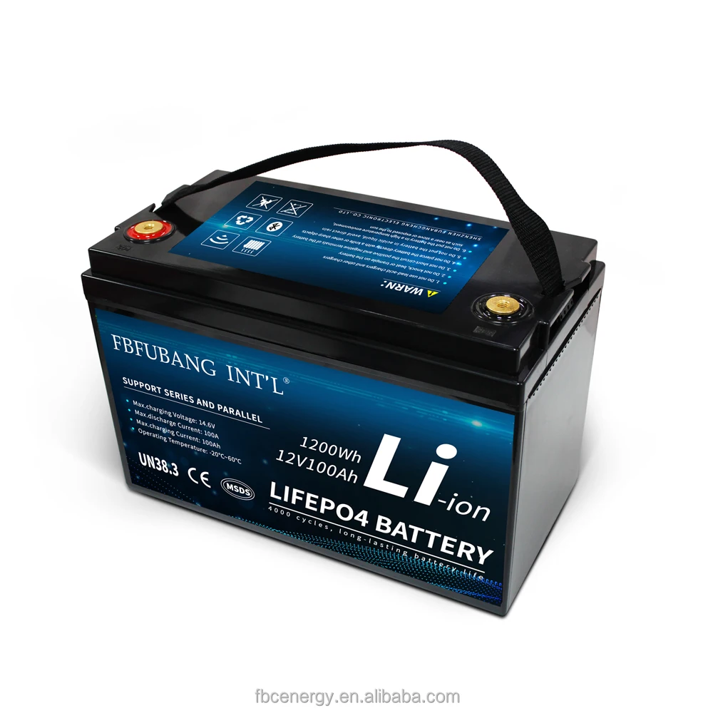 home 12v 100ah lifepo4 battery 12v lithium solar battery smart bms lifepo4 lithium battery