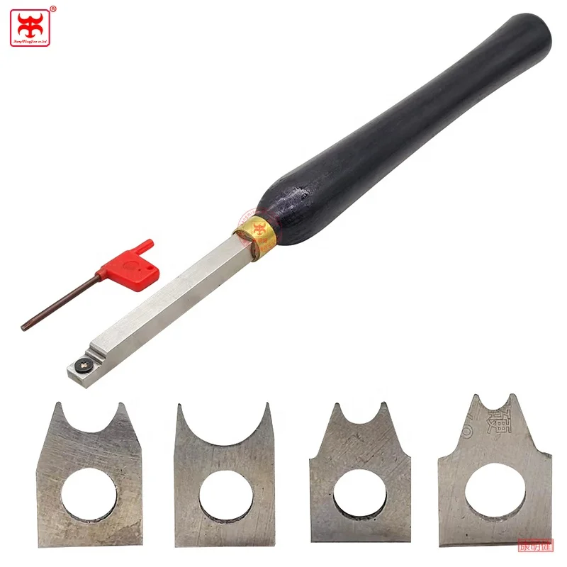 NEW 4PCS Exchange HSS Cutter Hollow Woodturning Tool Gouge for Spindles of Projects