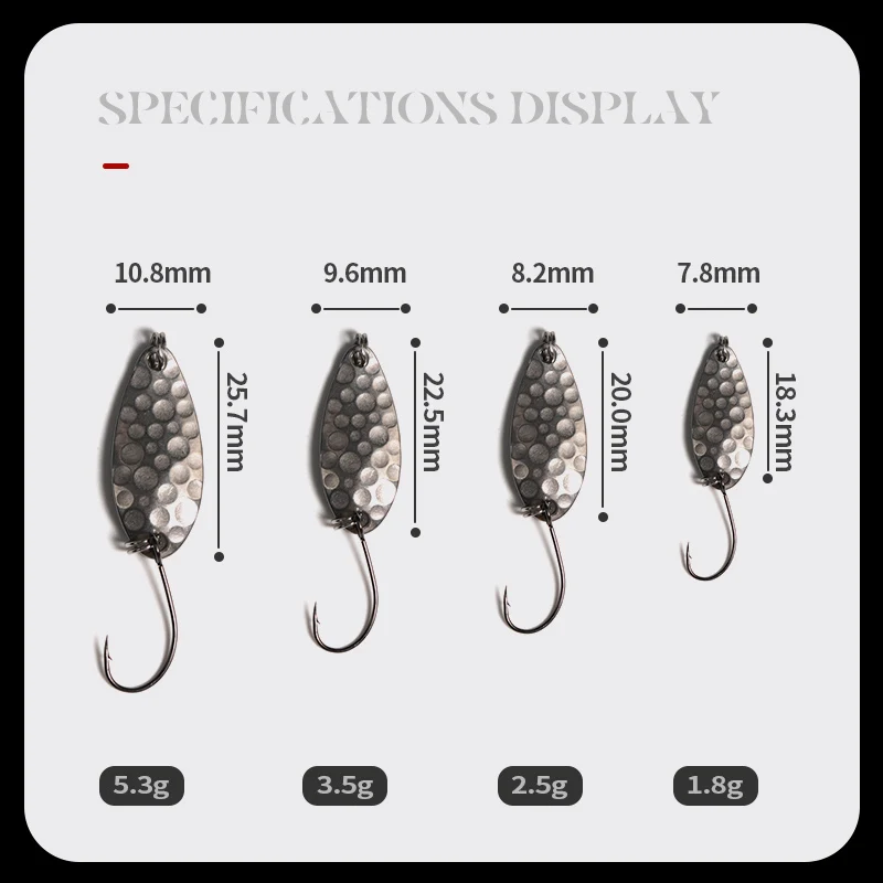 Wondersee Hot Sale Tungsten Steel Spinner Spoon Lures with BKK Hooks for River Lake Stream Ocean Boat Fishing
