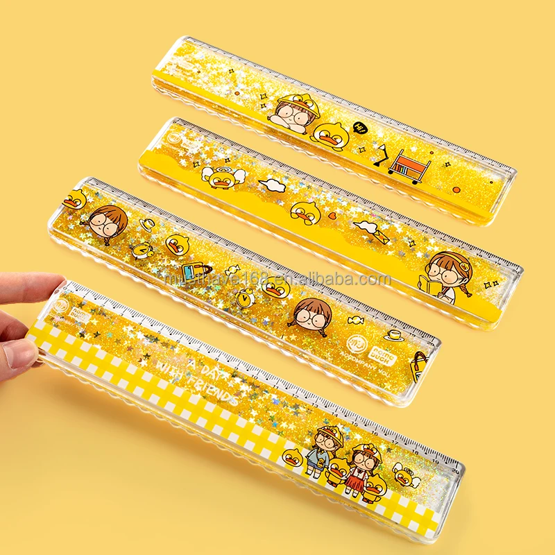 Maihe Recruiting Agent Wholesaler Nomo Duck 20cm Promotion  Creative Animal Shaped Drawing Plastic Ruler For School Stationery